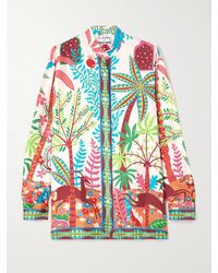 Emporio Sirenuse - Louis Barthélemy Kelsy Printed Silk-Twill Shirt - Lyst