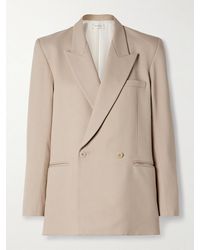 Kallmeyer - Emilio Double-Breasted Wool-Blend Twill Blazer - Lyst