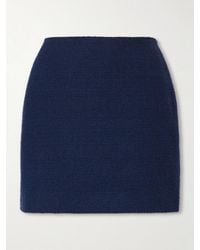 Oscar de la Renta - Cotton-Blend Tweed Mini Skirt - Lyst
