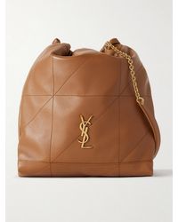 Saint Laurent - Jamie Schultertasche Aus Gestepptem Leder Mit Verzierung - Lyst