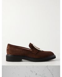 Roger Vivier - Mocassins En Daim À Boucles Viv Rangers - Lyst