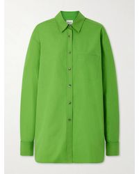KHAITE - Newton Cotton-Poplin Shirt - Lyst