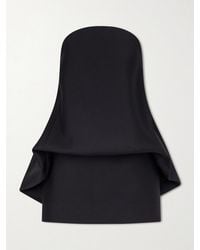 Balenciaga - Wool-Blend Mini Balloon Dress - Lyst