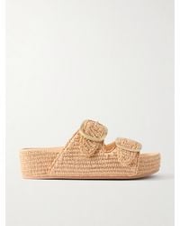 Loeffler Randall - Theo Pantoletten Aus Raffiabast - Lyst