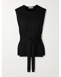 Lemaire - Tie-Detailed Wool-Blend Tank - Lyst