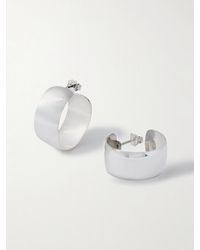 Loren Stewart - Midi Dome Sterling Hoop Earrings - Lyst