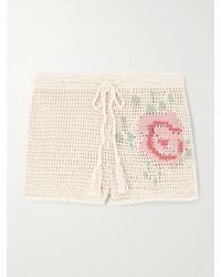 Alix Of Bohemia - Short En Coton Crocheté Salem - Lyst