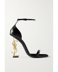 Saint Laurent - Opyum 85 Patent Sandal - Lyst