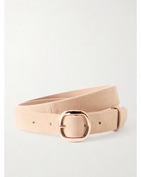 Gabriela Hearst - Elster Suede Belt - Lyst