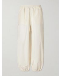 Loulou de Saison - Almaya Cotton And Silk-Blend Balloon Pants - Lyst
