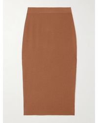 Saint Laurent - Midirock Aus Wolle - Lyst