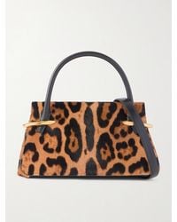 Givenchy - Pinch Mini Embellished Leopard-Print Calf-Hair Shoulder Bag - Lyst