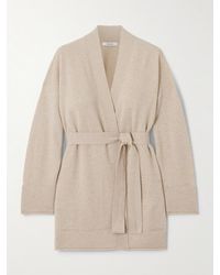 Max Mara - Arno Cardigan Aus Kaschmir Mit Bindegürtel - Lyst