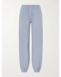 ÉTERNE - Vinny Cotton-Jersey Tapered Pants - Lyst