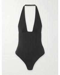 Kiki de Montparnasse - Echauffe Stretch-Jersey Halterneck Bodysuit - Lyst