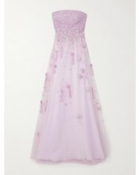 Georges Hobeika - Embellished Tulle Gown - Lyst