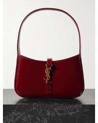 Saint Laurent - Le 5 À 7 Mini Patent-Leather Shoulder Bag - Lyst