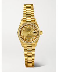 Stephanie Windsor - Rolex Vintage 1995 Datejust Automatic 26Mm 18-Karat And Diamond Watch, Ref. No. 69178 (Fits Up To 6.1' Wrist) - Lyst