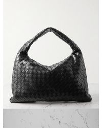 Bottega Veneta - Hop Small Intrecciato Leather Tote - Lyst