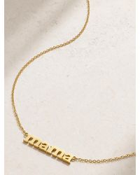 Jennifer Meyer - Mama 18-Karat Necklace - Lyst