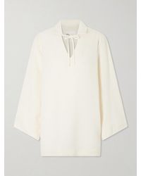 Lisa Marie Fernandez - Tie-Detailed Woven Tunic - Lyst