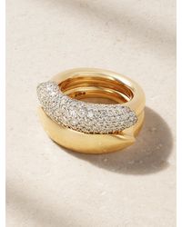 UNIFORM OBJECT - Shard Ring Aus 18 Karat Mit Diamanten - Lyst