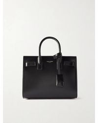 Saint Laurent - Nano Sac De Jour Branded Leather Tote Bag - Lyst
