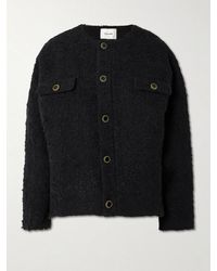 FRAME - Cocoon Oversized Cotton-Blend Bouclé Jacket - Lyst