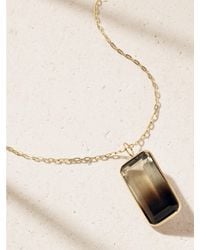 JIA JIA - Jumbo 14-Karat Smoky Quartz Citrine Necklace - Lyst