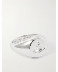 Vivienne Westwood - Sigillo-Debossed Recycled Ring - Lyst