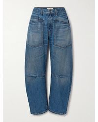 Nili Lotan - Shon High-Rise Barrel-Leg Jeans - Lyst
