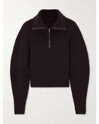 Lemaire - Pullover Aus Wolle Mit Reißverschluss - Lyst