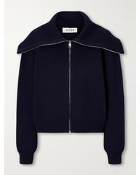 Rohe - Wool-Blend Zip-Up Cardigan - Lyst