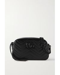 Black Gucci Gg Marmont Matelasse Belt Bag – Designer Revival