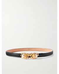Sonia Petroff - Moonflower Embellished Leather Belt - Lyst