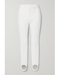 3 MONCLER GRENOBLE Sportivo Stirrup Ski Trousers - White