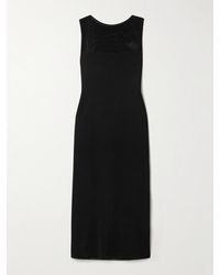 KHAITE - Ruslan Fringed Knitted Maxi Dress - Lyst