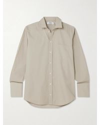 Victoria Beckham - Cotton-Poplin Shirt - Lyst