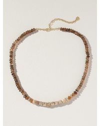 Sydney Evan - Kette Mit Zierperlen, Details Aus 14 Karat Und Diamanten - Lyst