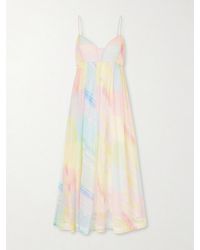 Eka - Yuru Printed Handwoven Cotton-Kota Midi Dress - Lyst