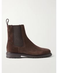 LEGRES - 25 Chelsea Suede Ankle Boots - Lyst
