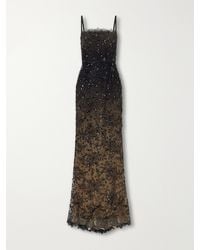 Elie Saab - Sequins-Embellished Lace Tulle Gown - Lyst