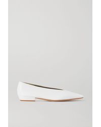 bottega veneta white flats