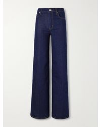 FRAME - The Palace High-Rise Wide-Leg Jeans - Lyst