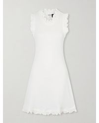 Loewe - Paula's Ibiza Ruffled Cotton-Blend Mini Dress - Lyst