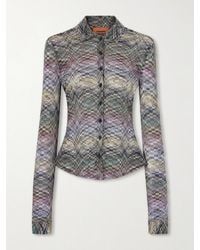 Missoni - Embellished Crochet-Knit Cardigan - Lyst