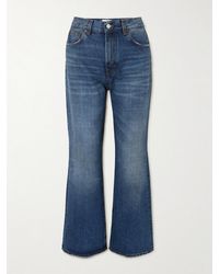 Haikure - Korea Distressed High-Rise Wide-Leg Jeans - Lyst