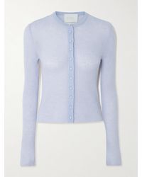 Citizens of Humanity - Tabitha Cropped Ribbed Wool And Cashmere-Blend Cardigan - Lyst