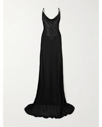Bondi Born - Open-Back Voile Maxi Dress - Lyst