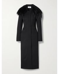 16Arlington - Alotta Shearling-Trimmed Wool-Twill Coat - Lyst